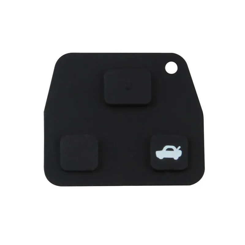 

20PCS Replacement Remote Key Silicon Rubber Pads 2 3 Buttons Car Key For Toyota Avensis Corolla Lexus RVA4