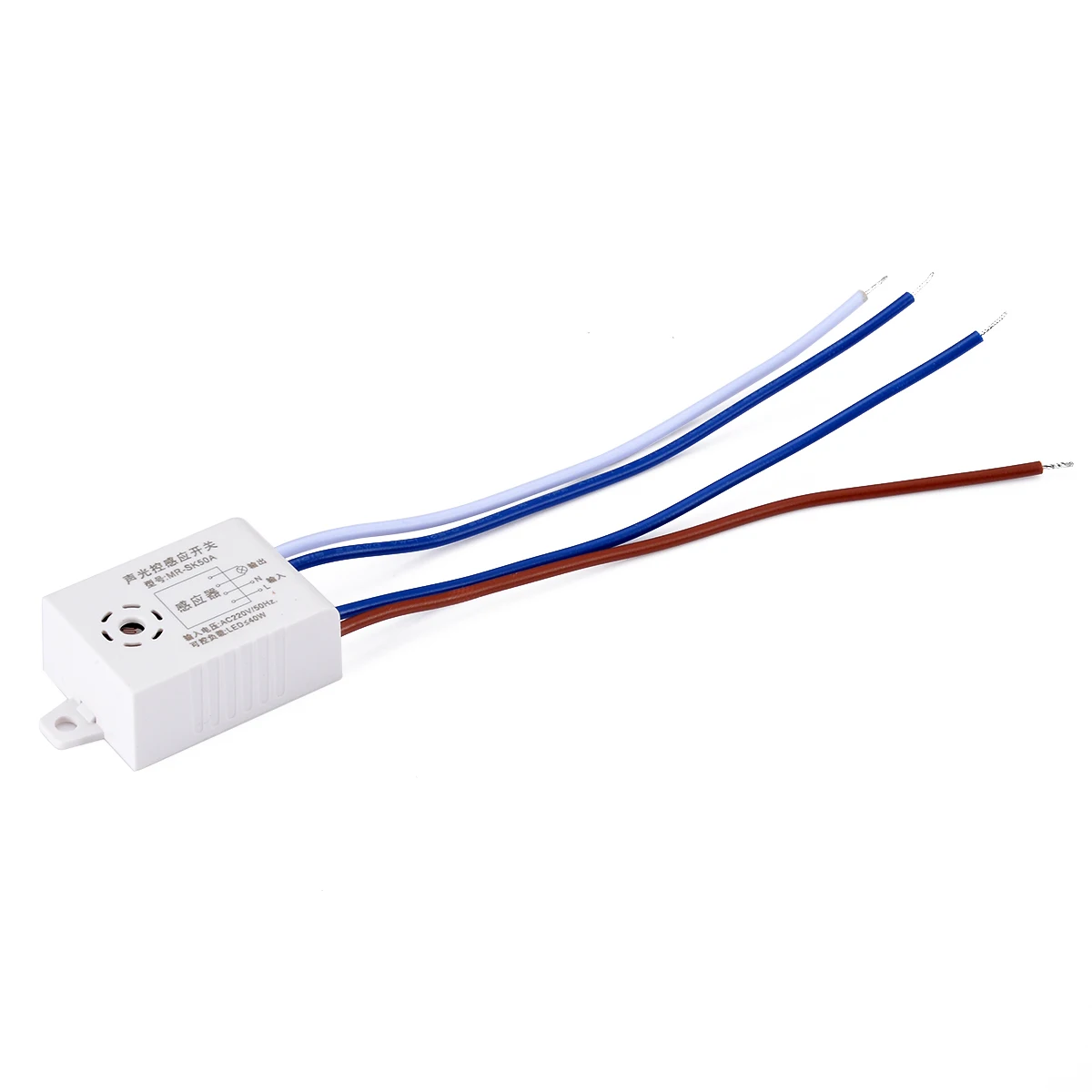 

220V Automatic Sound Voice Light Sensor Switch For On Off Street Light Switch Photo Control 38x27x16mm