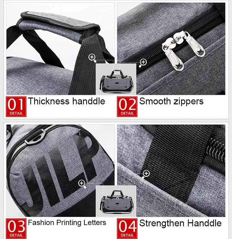 Scione унисекс большие дорожные сумки для багажа многофункциональная спортивная сумка на плечо Повседневная переносная сумка-мессенджер с обувью для хранения