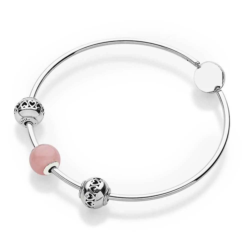 

NEW Book Di 100% 925 Sterling Silver Sweet Devotion Bracelet DIY Original charm Bracelets jewelry A set of prices