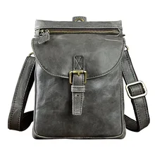 Качественная оригинальная кожаная мужская многофункциональная модная повседневная сумка-мессенджер на плечо Mochila, дизайнерская поясная сумка 6552-g