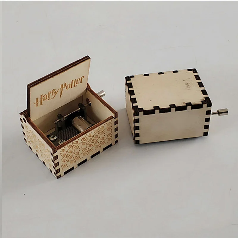 harri pottermusic box Antique carved wooden DIY Hand-cranked Wood box Color Black Christmas gift new year gift kids toys harri pottermusic box Antique carved wooden DIY Hand-cranked Wood box Color Black Christmas gift new year gift kids toys