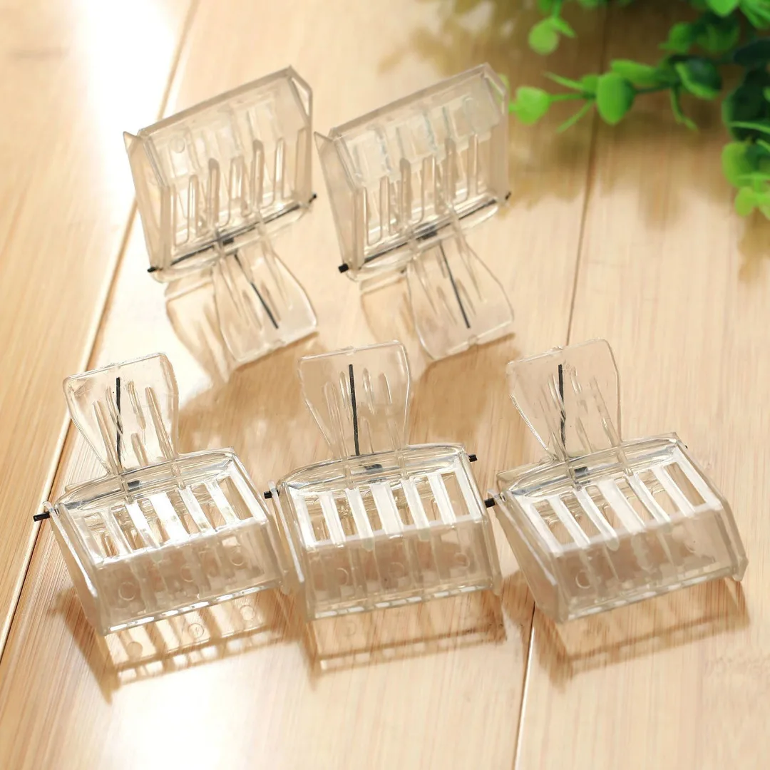 

5Pcs/set diy Plastic Beekeeper Queen Bee Clip Cage Catcher Beekeeping Equipment Tools hand tools