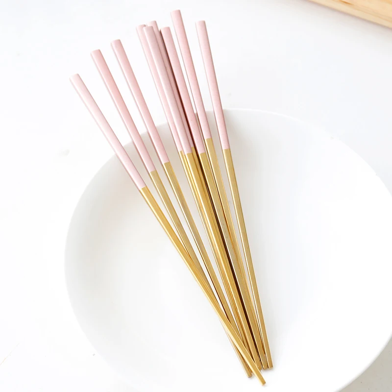 PINK CHOPSTICKS SET  (16)