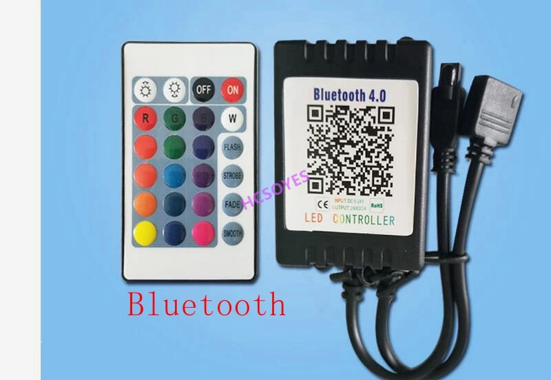 24key ir rf Bluetooth/Инфракрасный/RGBW/USB/wifi Пульт дистанционного управления беспроводной красочный rgb светодиодный контроллер для мобильного приложения ТВ фоновый светильник