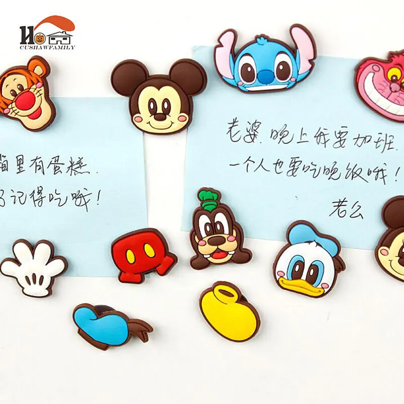 

1 pcs silicone Cartoon Animal fridge magnets whiteboard sticker Refrigerator Magnets Kids gifts Home Decoration