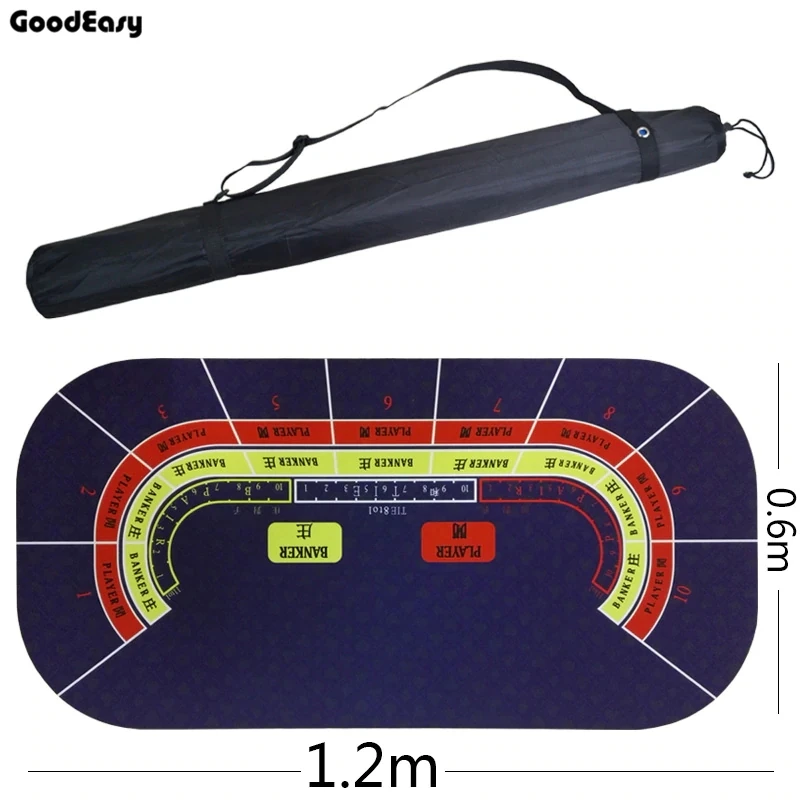 120*60 см, замша, резина, Техасский Холдем, казино, скатерть для покера, водостойкий, для игры в покер, Настольный коврик, прочный, резиновый, для дома