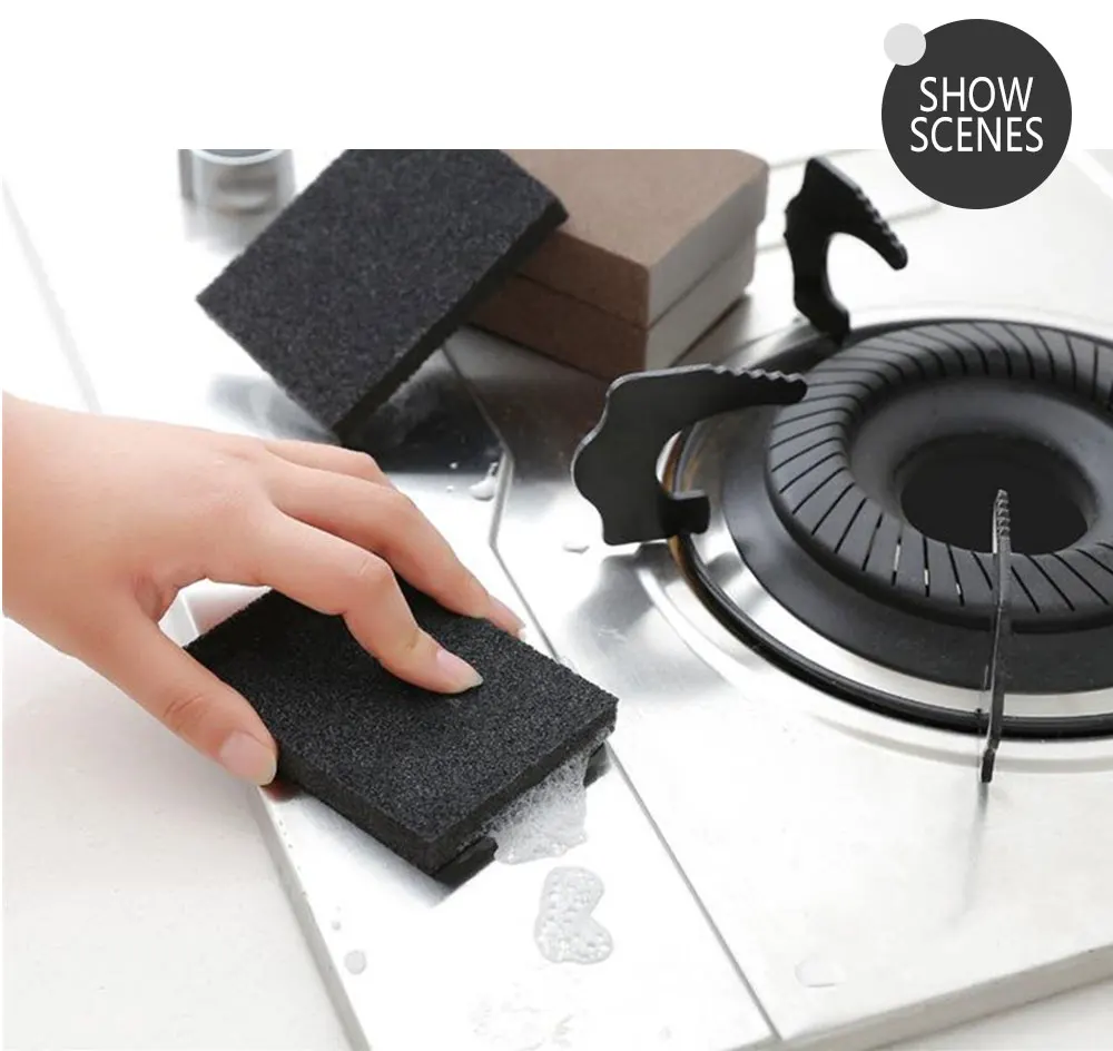 

5 pieces / batch melamine kitchen sponge nano diamond cleaner magic sponge wiper in addition to clean rust sponge bathroom