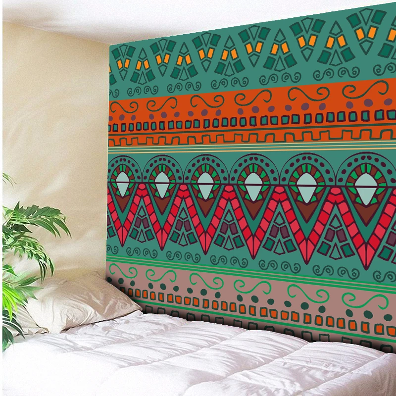 

Bohemian Psychedelic Tapestry Wall Hanging Indian Mandala Tapestry Boho Tapisserie Murale Beach Throw Towel Yoga Mat Table Cloth