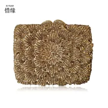 XIYUAN BRAN, серебряная сумка в коробке, бриллиантовый женский клатч, Кристальные вечерние сумочки, Дамский Банкетный Кошелек, модная вечерняя сумочка для выпускного вечера