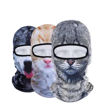 3D Animal Hat Cat Dog Bicycle Cycling Motorcycle Hats Balaclava Windproof Snowboard Party Halloween Full Face Mask