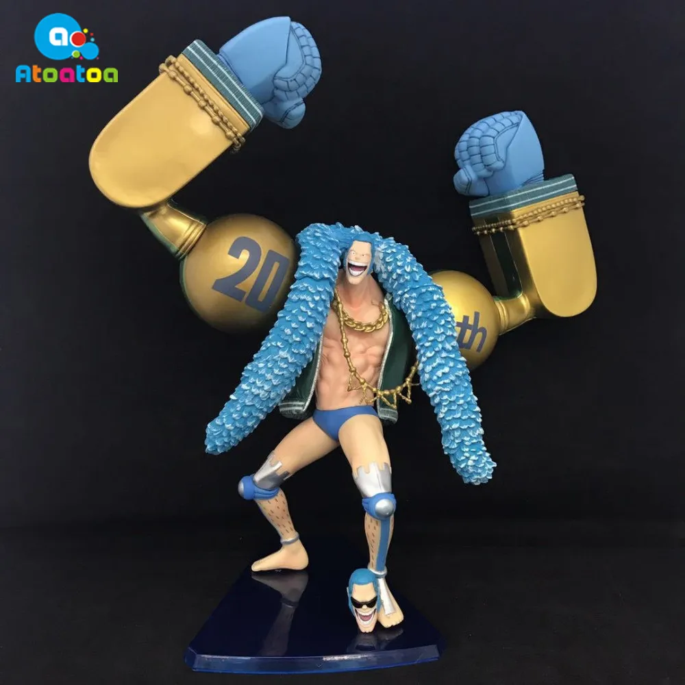 

One Piece Anime 20th Anniversary Franky Figure 26cm PVC Action Figure Collection Model Doll Toy Gift (no box)