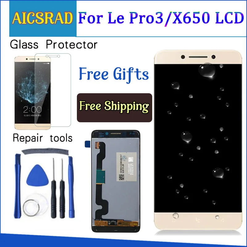 Продажа Дисплей для LeTV LeEco Le Pro 3X650 ЖК сенсорный экран Leeco X651 X656 X658 X659 дигитайзер Запасные части 5,5 1920x1080
