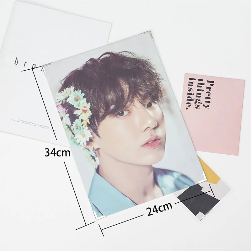 

NEW Kpop JUNG KOOK JIMIN RM Album Official Same Paragraph Concert Photo Frame Picture Album Photo Frame Periphery 34*24CM