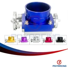 PQY RACING-NEW 90 ММ ДРОССЕЛЬНОЙ ЗАСЛОНКИ ВЫПОЛНЕНИЯ ВПУСКНОЙ трубопровод АЛЮМИНИЕВЫХ заготовок HIGH FLOW PQY6990