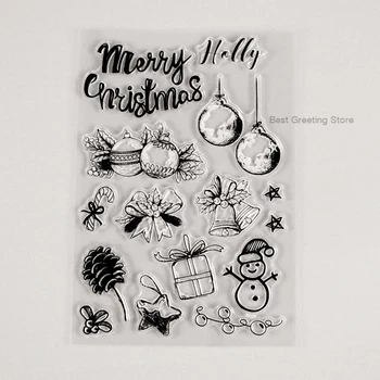 

christmas tree decoraion stamps christmas ornament,ring bell card making stamps bullet journal