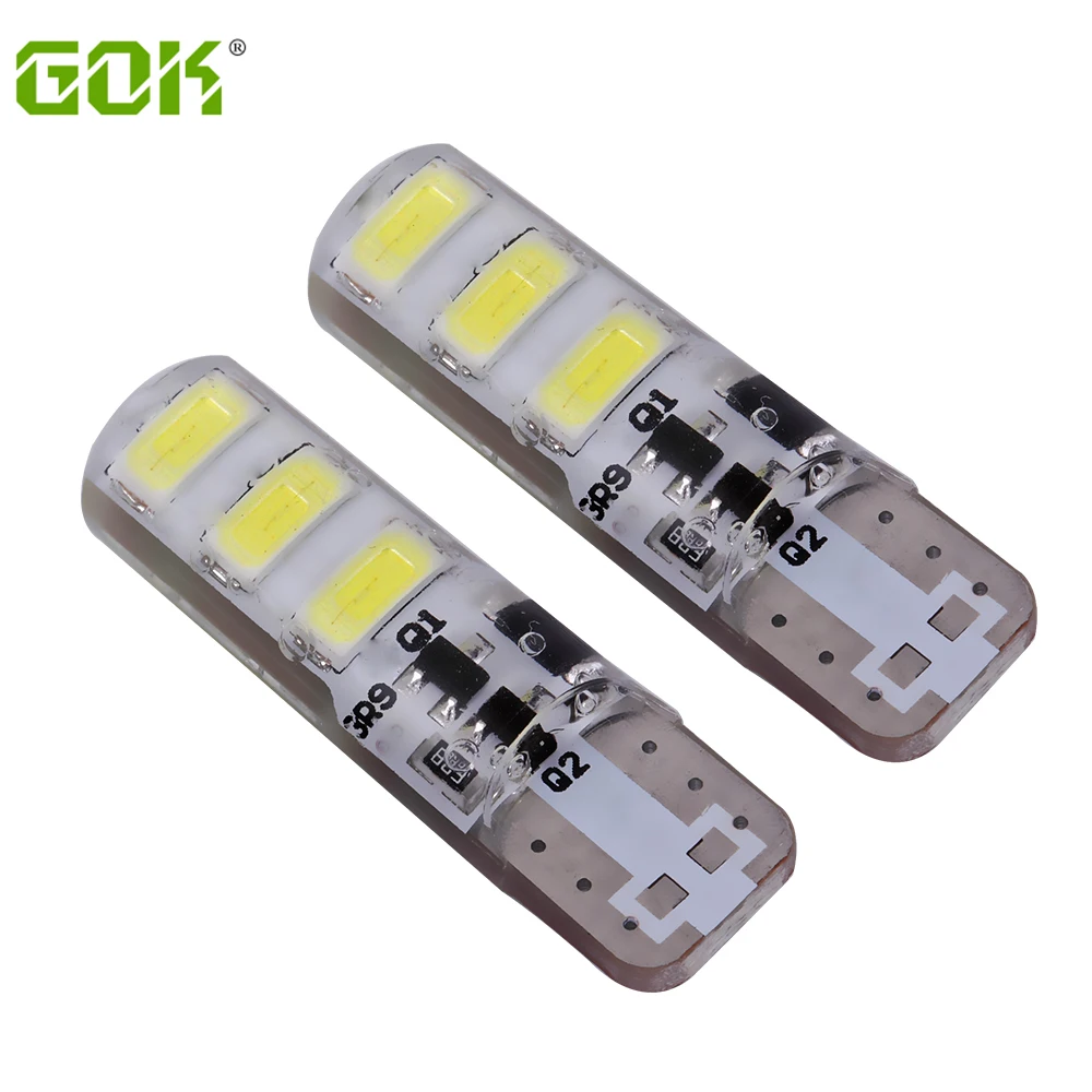 

2x T10 Strobe Flashing 194 W5W LED T10 6SMD 5730 Led Lasting Shine+Auto Strobe Flash Two modes of Operation Car light bulbs