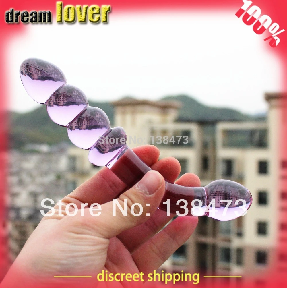 Sheer Machete Pyrex Glass Crystal Dildo Penis Anal Beads Butt Plug Female Masturbation Sex Toys For Women Men Adult Products - Dildos