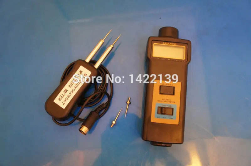 

MC-7806 Wood Moisture Meter Detector Tester Thermometer Paper 50% (Wood to soil)PIN