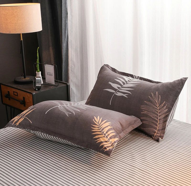 أفضل. WENSD جودة لينة مريحة يترك سوبر الملك طقم سرير الشتاء 3/4 قطعة مجموعة رمادي بسيط سستة طقم ملاءة سرير edredon