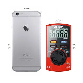

UNI-T UT120C Pocket Size Stype Digital Multimeter Auto Range Tester DC AC Voltage Diode Mini Electrical Meters LCD Display