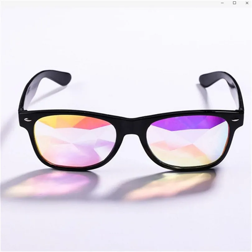Kaleidoscope очки Rave Festival Party EDM солнцезащитные Diffracted линзы Роскошные lunette de soleil femme lentes