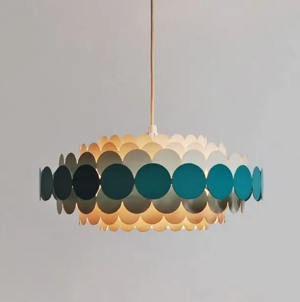 

Chandelier Nordic simple creative metal style living room children's bedroom bedroom study chandelier