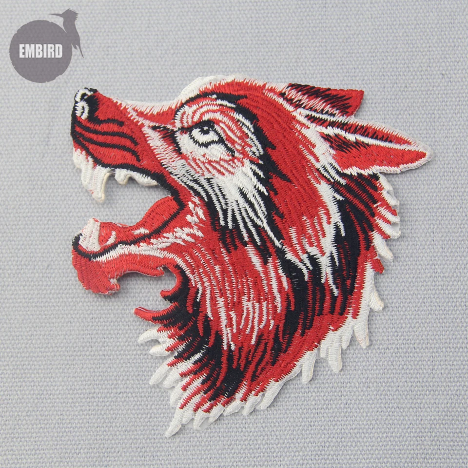 wolf patch for jacket