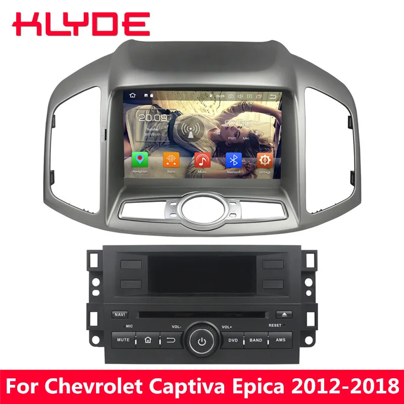 

KLYDE 8" 4G Octa Core Android 8 7.1 4GB RAM Car DVD Player Radio For Chevrolet Captiva Epica 2012 2013 2014 2015 2016 2017 2018