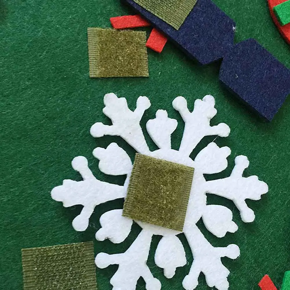 52019 New Products DIY Christmas Felt Christmas Decorations  Family Party Decoration Children Christmas Puzzle Games
