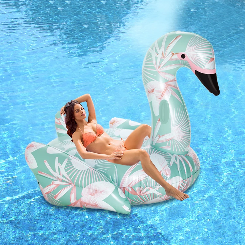 150cm Giant Flower Print Flamingo Pool Float 2018 Newest Ride-On Swan Swimming Ring Adult Water Mattress Inflatable Toys Piscina 150cm Giant Flower Print Flamingo Pool Float 2018 Newest Ride-On Swan Swimming Ring Adult Water Mattress Inflatable Toys Piscina