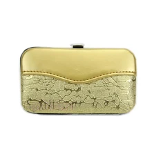Portable 7 in 1 Pedicure / Manicure Nail Clippers Cuticle Grooming Kit Gold