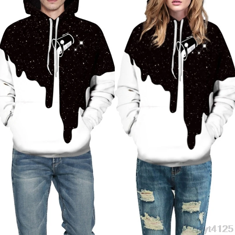 spilled milk space galaxy hoodie