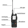 Dual-Band 5W Portable Walkie Talkie with 2000mAh Standard Battery Power Two-Way Radio for Outdoor Communication 5