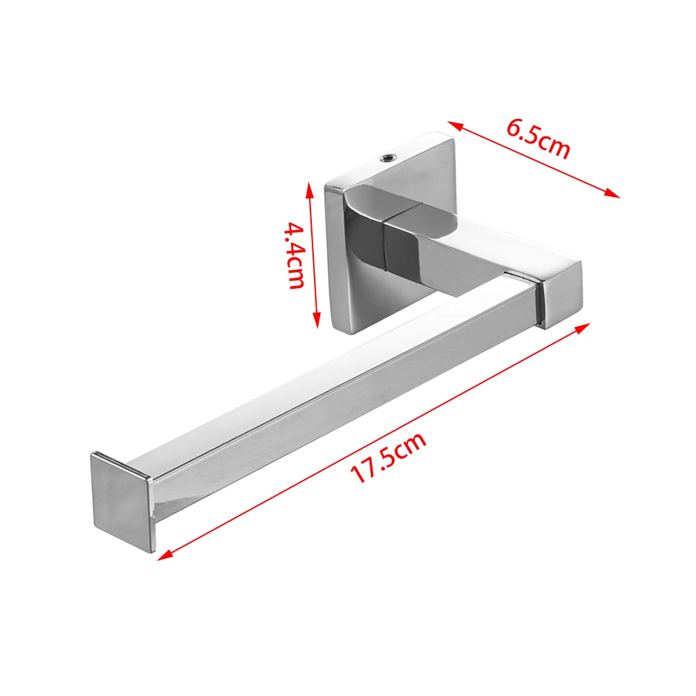 1 шт. настенная вешалка для полотенец 304 стеллажи для хранения из нержавеющей стали аксессуары для ванной комнаты квадратный держатель для туалетной бумаги