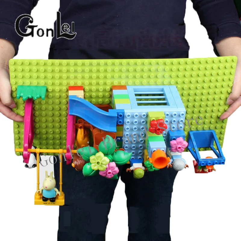 Большие блоки опорная пластина 32*16 точек 51*25 5 см DIY строительные игрушки