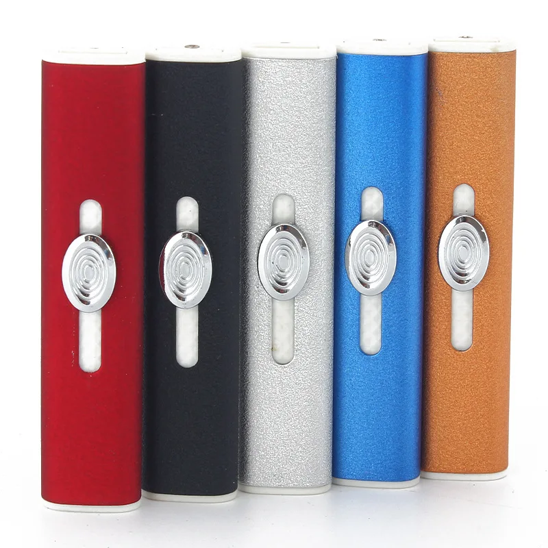 

2019 USB-Lighter for Cigarette Metal Arc Windproof Safe Electric Lighter Creative U-disk Shape Gadgets for Men Accessories