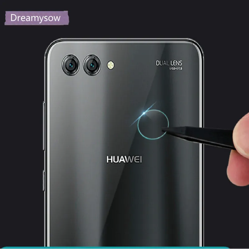 2 шт. полное покрытие назад Камера объектив закаленное Стекло для Huawei7X Nova2S view10
