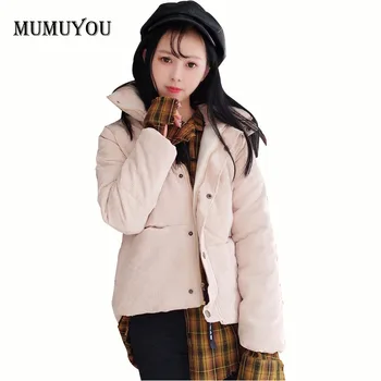 

Women Velvet Black Parkas Sweet Coats Pockets Solid Long Sleeve Warm Jacket Thick Zipper Autumn Winter Outwear Fashion 912-772