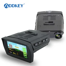 ADDKEY 3 в 1 видео регистратор Автомобильный dvr камера радар-детектор gps видео регистратор ночного видения 170 градусов регистратор dvrs