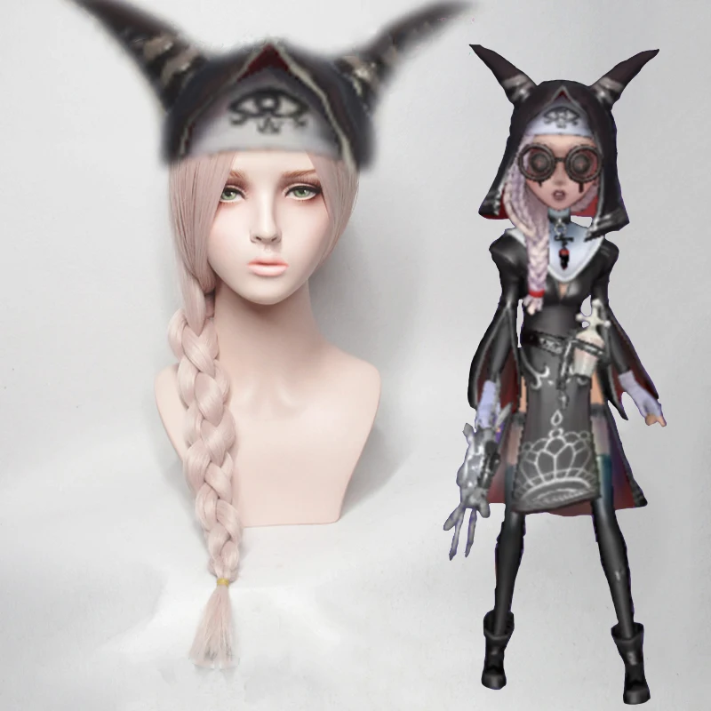 Game Identity V Cosplay Wigs Priestess Fiona Gilman Cosplay Wig Heat Resistant Synthetic Wig Halloween Carnival Party Women Hair