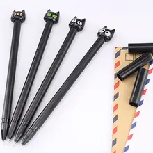 Распродажа 4 шт. шариковая ручка милый кот шариковые ручки гелевая ручка прекрасный классный бизнес подарок на день рождения XX003 школьные принадлежности