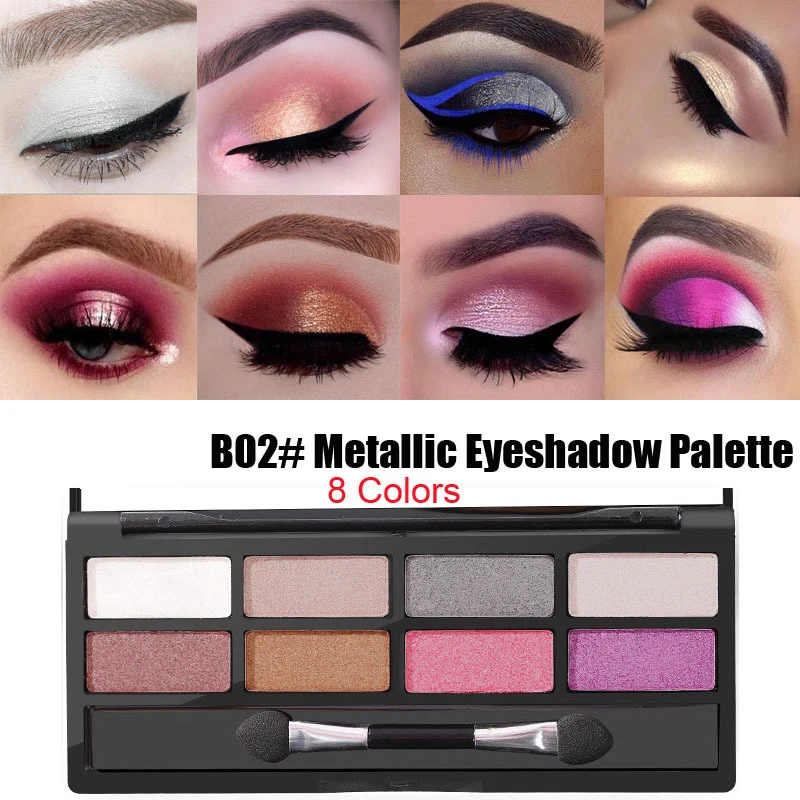 

Professional eyeshadow palette 8 Colors Matte EyeShadow High Pear palette Glitter eye shadow MakeUp Nude MakeUp Kit TSLM1