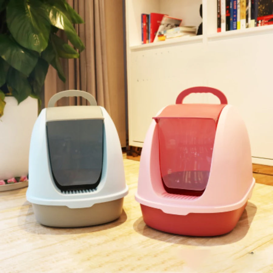 

Toilet Bedpan Dog Cat Litter Box Portable Plastic Sandbox Anti-Splash Reusable Easy Clean Pet Supplies Dog Litter Box 30SP036