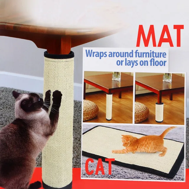 cat scratching post natural