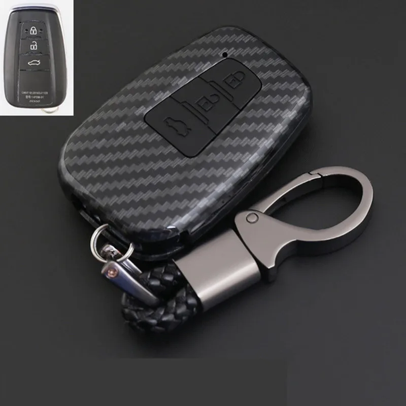 New-ABS-Carbon-Fiber-Shell-Silicone-Cover-Remote-Key-Holder-Fob-Case-KeyChain-For-Toyota-Camry.jpg_640x640 (3)