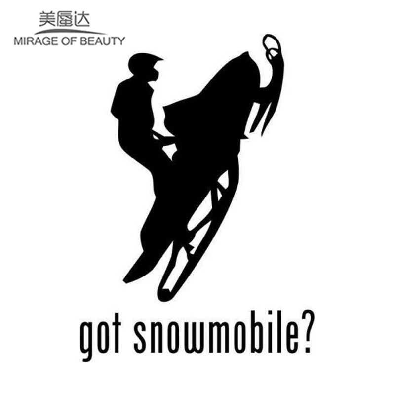 12cm*16cm Creative Fashion Personality Snowmobile Vinyl Sports Got Window Stickers Plane Wall Sticker Pattern Modern Plastic | Дом и сад