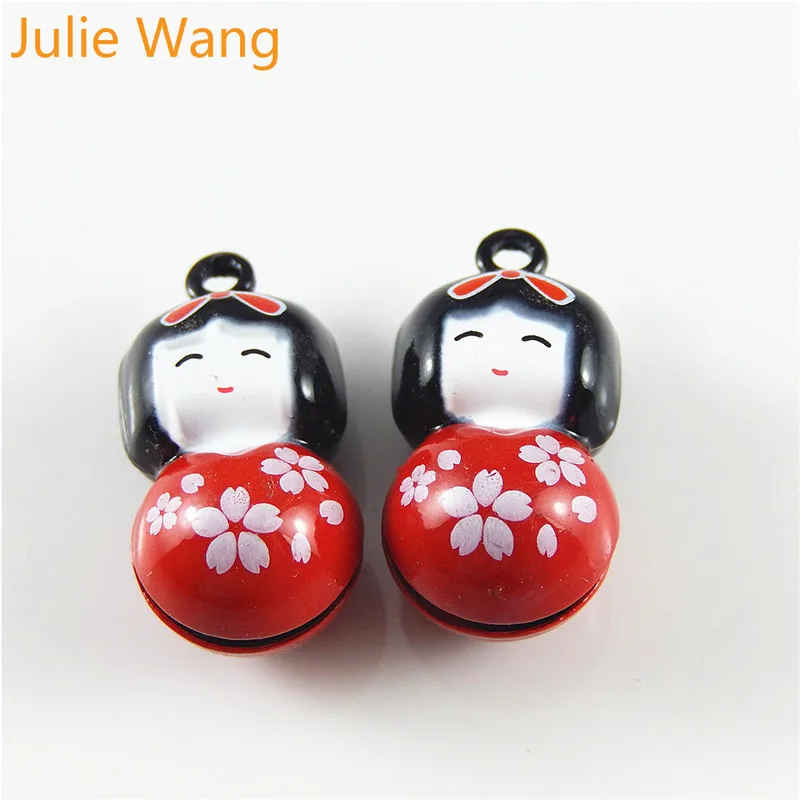 Миниатюрная эмалированная подвеска Julie Wang из металлического сплава 5 шт.|charms for