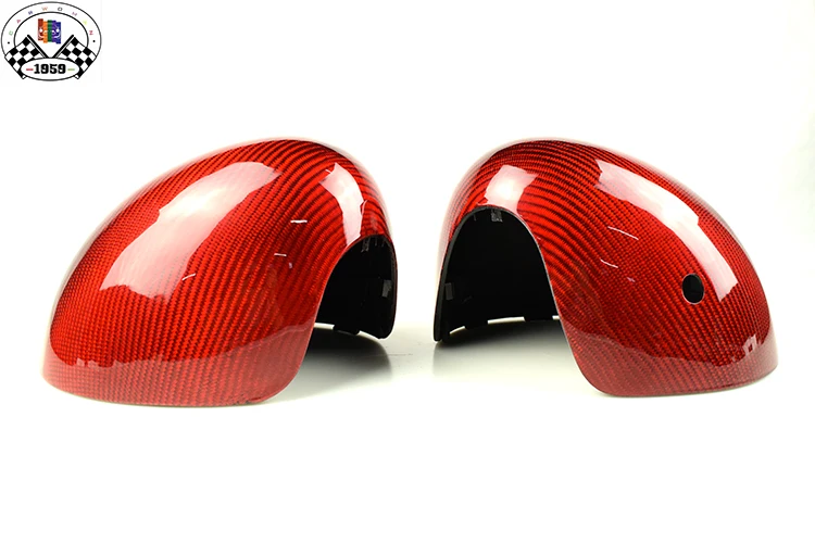 Автоаксессуары автозапчасти модное украшение Новое красное углеродное волокно Стиль боковое зеркало крышка Mini Cooper F54 F55 F56(2 шт./компл