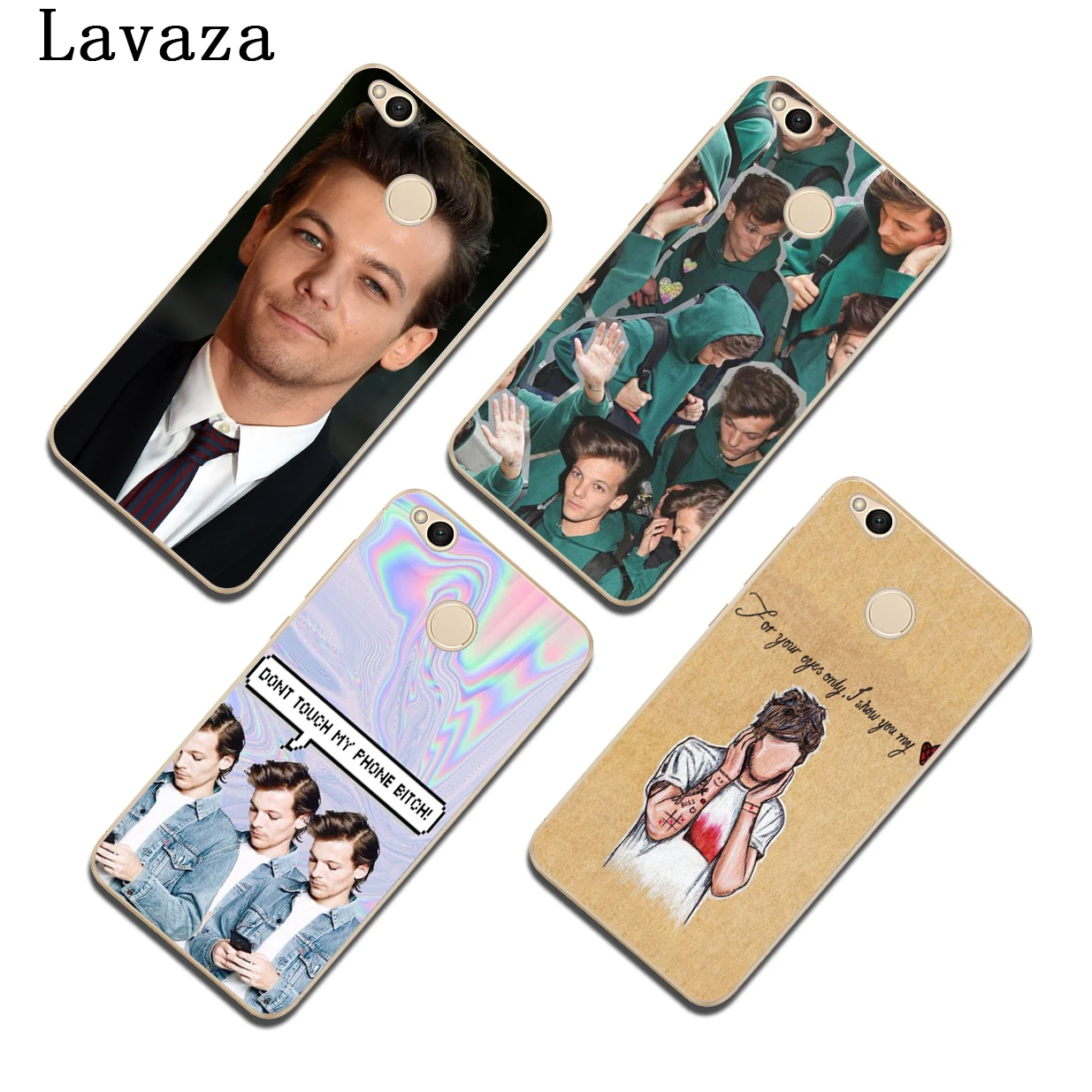 Lavaza One Direction 1d Louis Tomlinson Hard Phone Case for Xiaomi MI A2 A1 8 SE 6 6X 5 5X 5S Plus MIX 2S Mi8 MiA1 MiA2 Cover